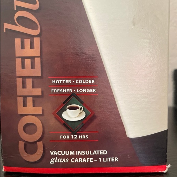 Vintage Thermos Coffee Butler Carafe Insulated 1 Liter Capacity (1013/50) White - Picture 7 of 11